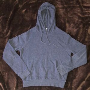 Garage Navy Blue Hoodie With Pocket Size XS Women’s